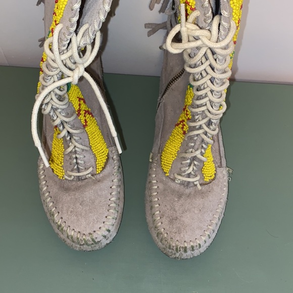 House Of Harlow 1960 beaded moccasins size 37.5 or 6.5 - Picture 5 of 6